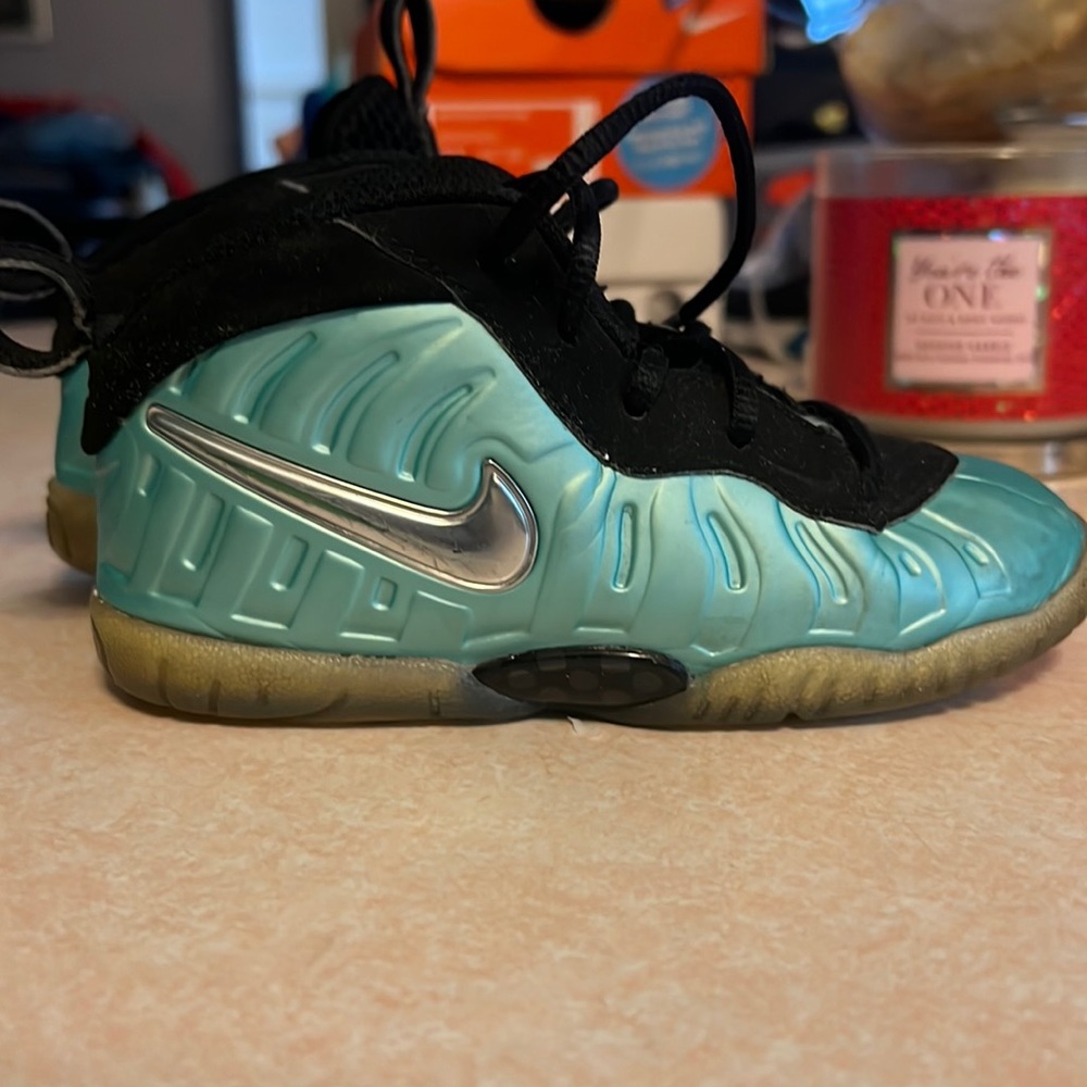 Nike little posite foamposite 9c shoes